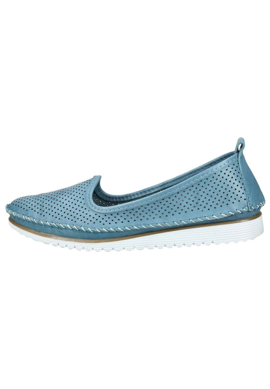 Andrea Conti Ballerinas Leder Jeans