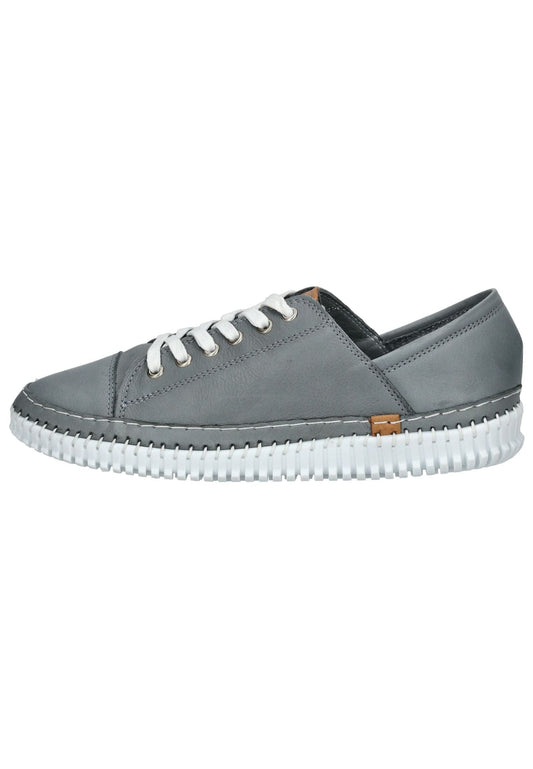 Andrea Conti Halbschuhe Leder Anthrazit