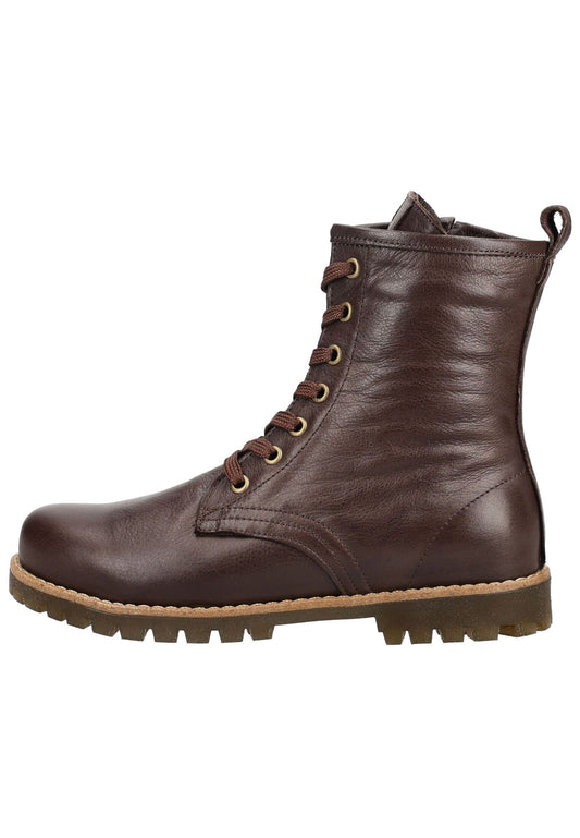 Andrea Conti Stiefelette Leder Dunkelbraun
