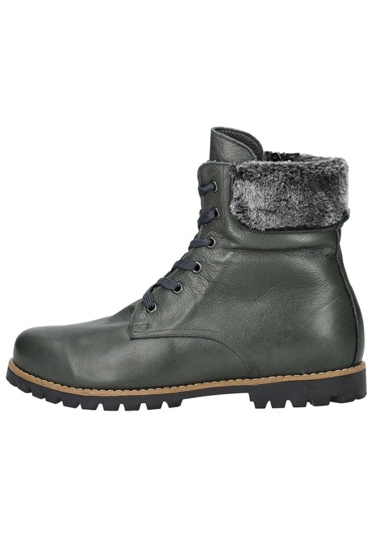 Andrea Conti Stiefelette Leder Schwarz Warmfutter