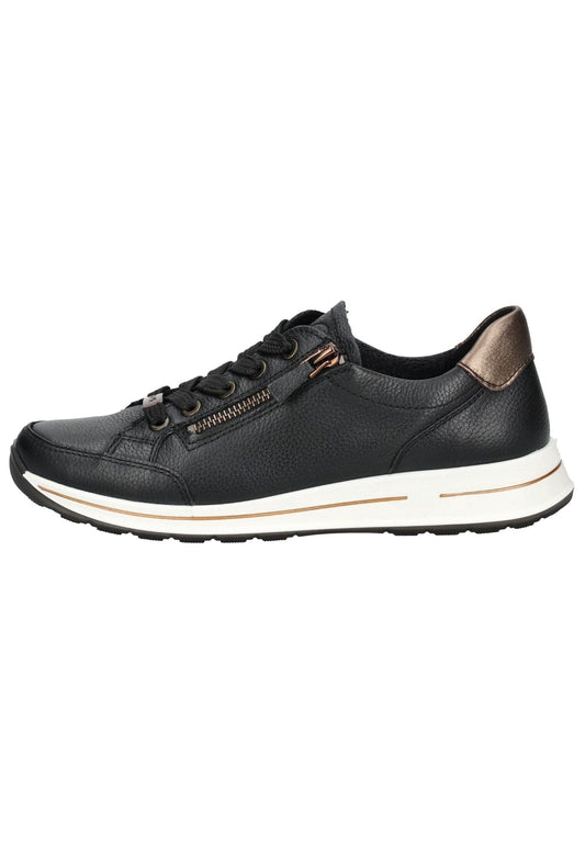 ara Sneaker Glattleder Schwarz