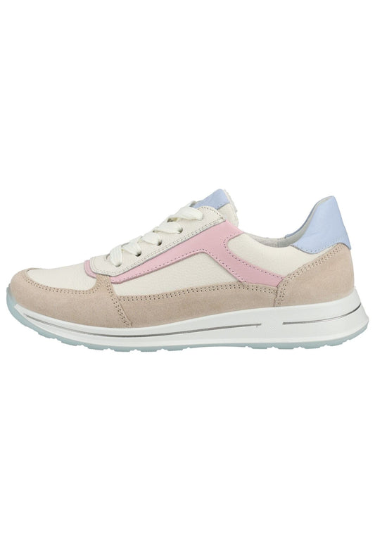 ara Sneaker Leder Beige/Pink