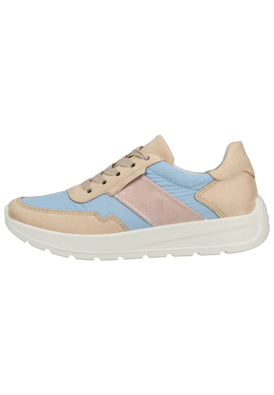 ara Sneaker Lederimitat Blau/Pink