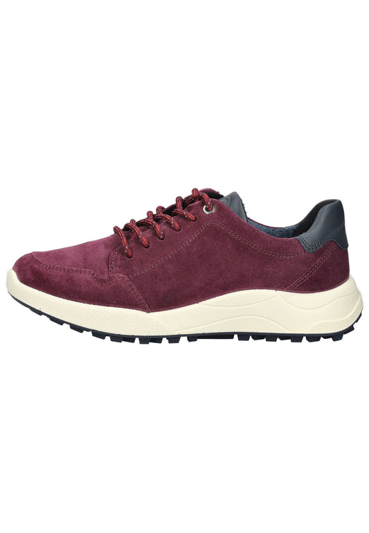 ara Sneaker Veloursleder Rot/Blau