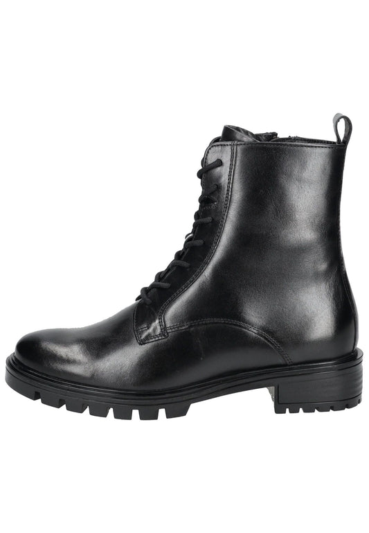 ara Stiefelette Glattleder Schwarz