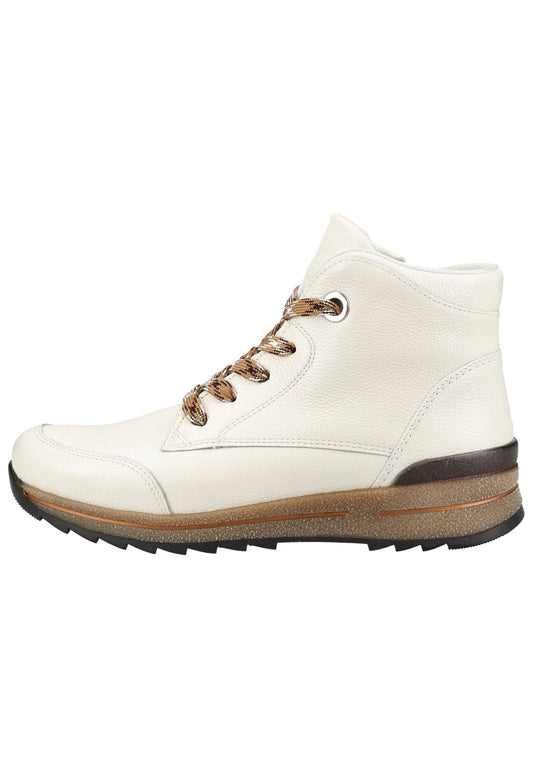 ara Stiefelette Leder Creme Warmfutter
