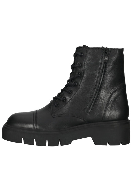 ara Stiefelette Leder Schwarz