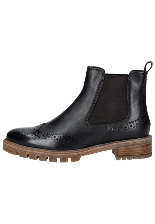 ara Stiefelette Leder/Textil Dunkelblau