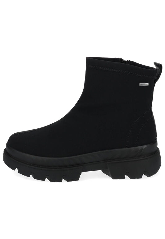 ara Stiefelette Textil Schwarz Warmfutter