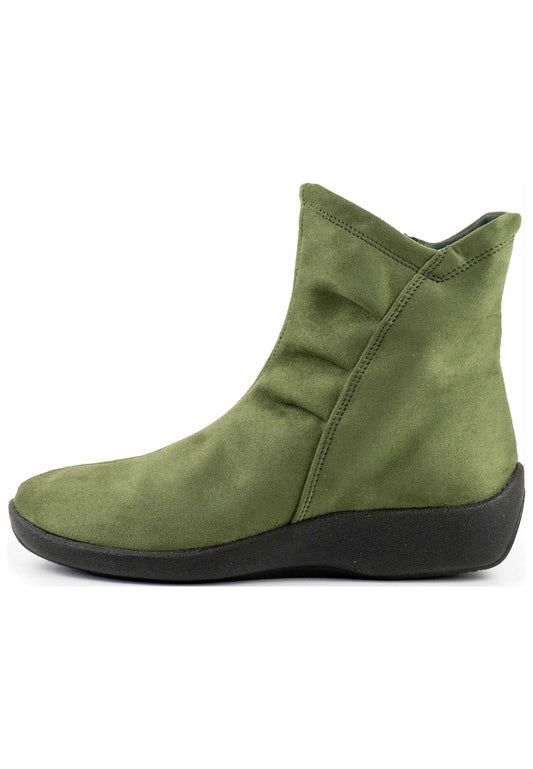 ARCOPEDICO Stiefelette Lederimitat Olive