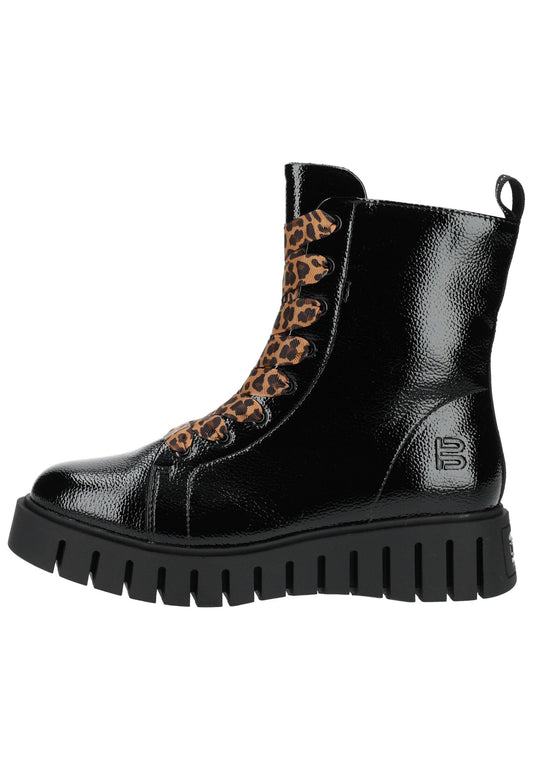 Bagatt Stiefelette Lederimitat Schwarz Warmfutter