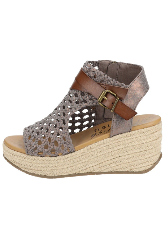 Blowfish Sandalen Lederimitat/Textil Braun/Grau