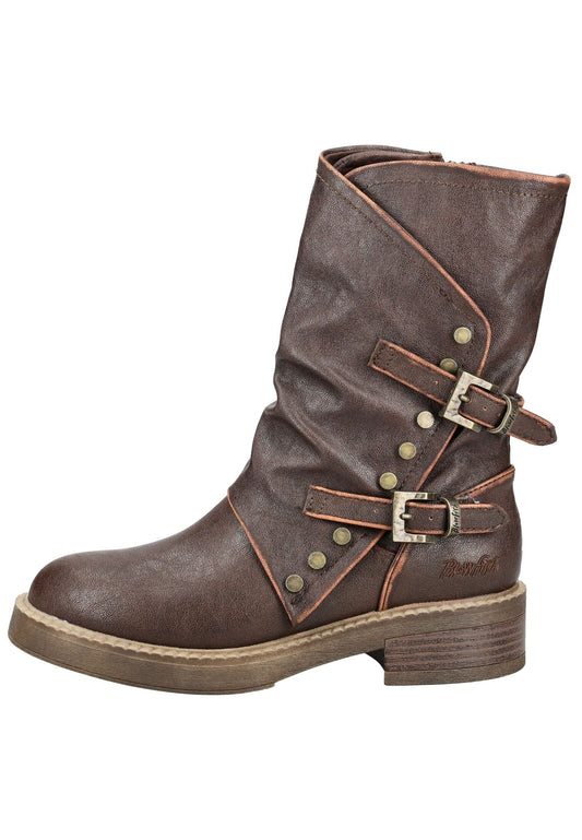 Blowfish Stiefel Lederimitat Braun Warmfutter