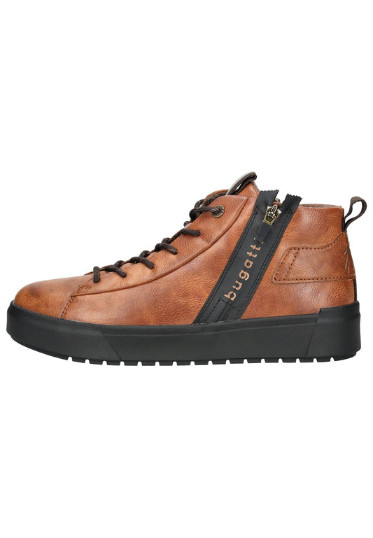Bugatti Sneaker Lederimitat Cognac Warmfutter