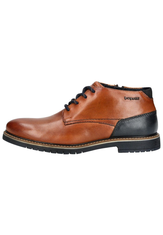 Bugatti Stiefelette Leder Cognac
