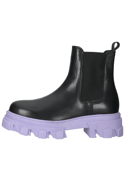 Bullboxer Stiefelette Leder Violett/Schwarz