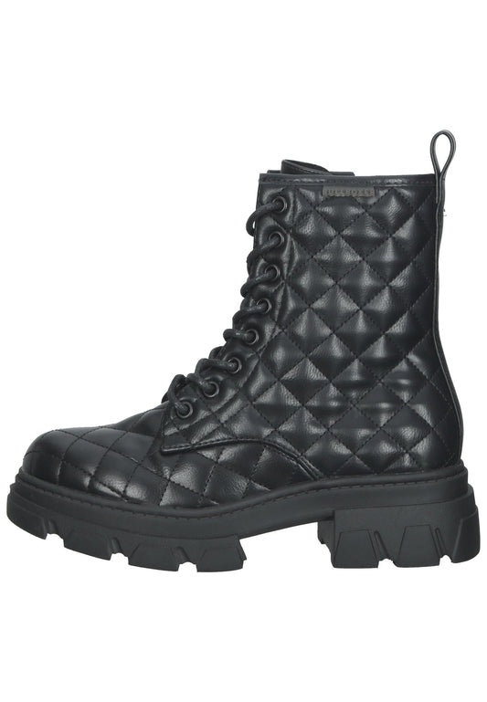 Bullboxer Stiefelette Lederimitat Schwarz