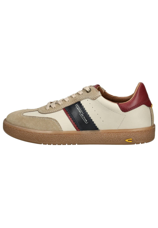 camel active Sneaker Leder Beige/Blau