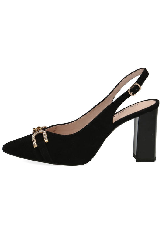 Caprice Pumps Veloursleder Schwarz