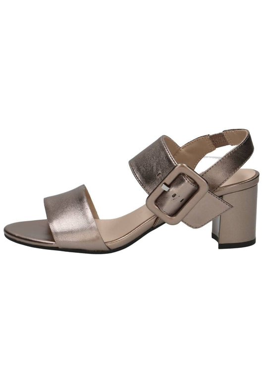 Caprice Sandalen Leder Braun/Gold