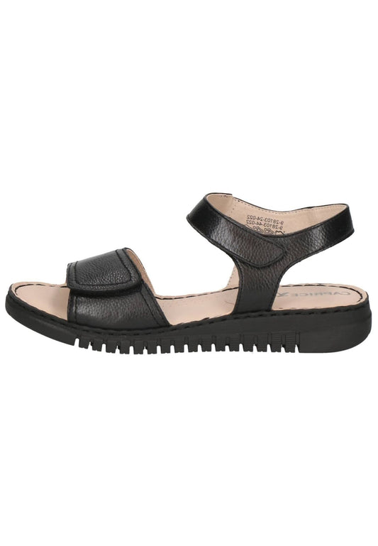 Caprice Sandalen Leder Schwarz