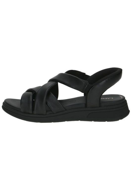 Caprice Sandalen Nappaleder Schwarz