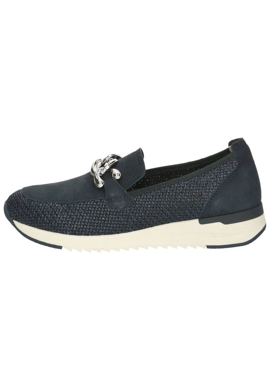 Caprice Slipper Leder/Textil Ocean