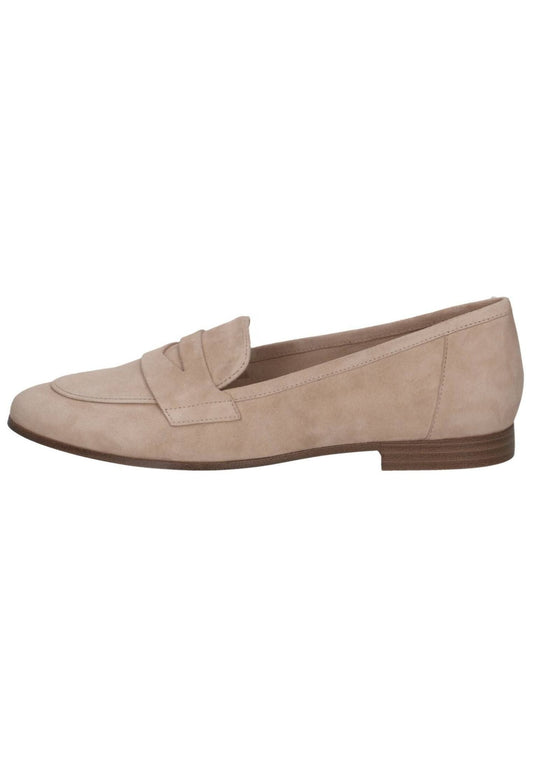 Caprice Slipper Veloursleder Beige