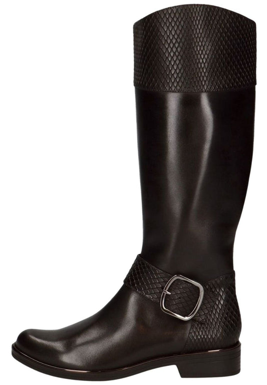 Caprice Stiefel Leder Schwarz Warmfutter
