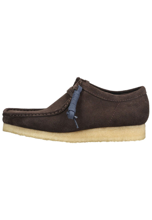 Clarks Halbschuhe Veloursleder Dunkelbraun