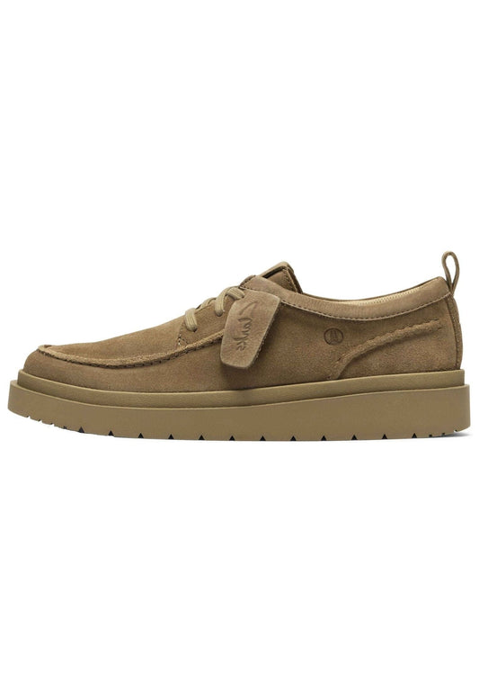 Clarks Halbschuhe Veloursleder Hellbraun
