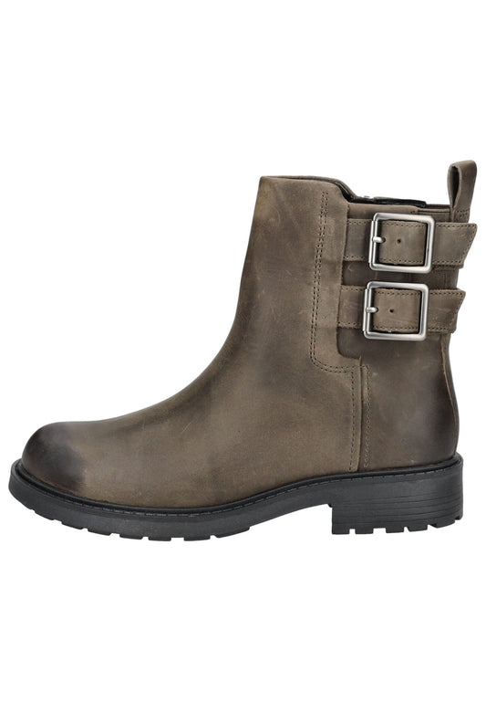 Clarks Stiefelette Leder Braun/Grau