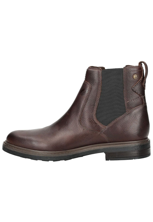 Clarks Stiefelette Leder/Textil Braun