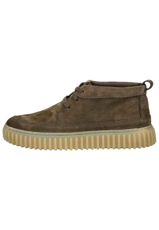 Clarks Stiefelette Nubukleder Khaki