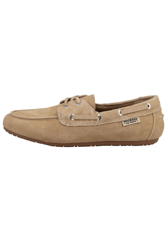 Dockers Halbschuhe Veloursleder Beige