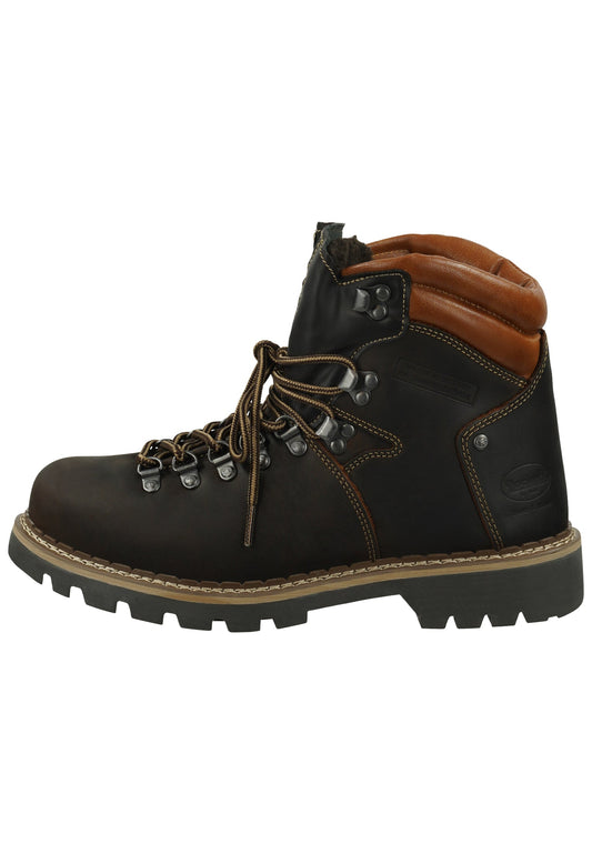 Dockers Stiefelette Leder Schoko Warmfutter