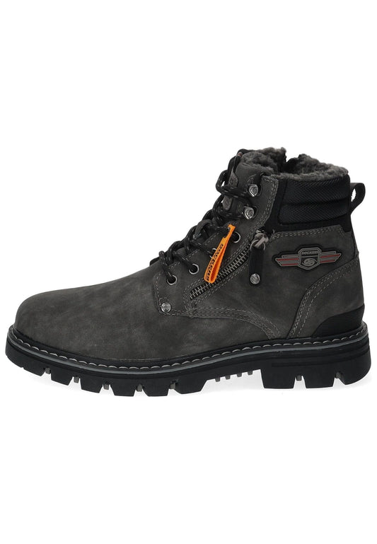 Dockers Stiefelette PU Dunkelgrau Warmfutter