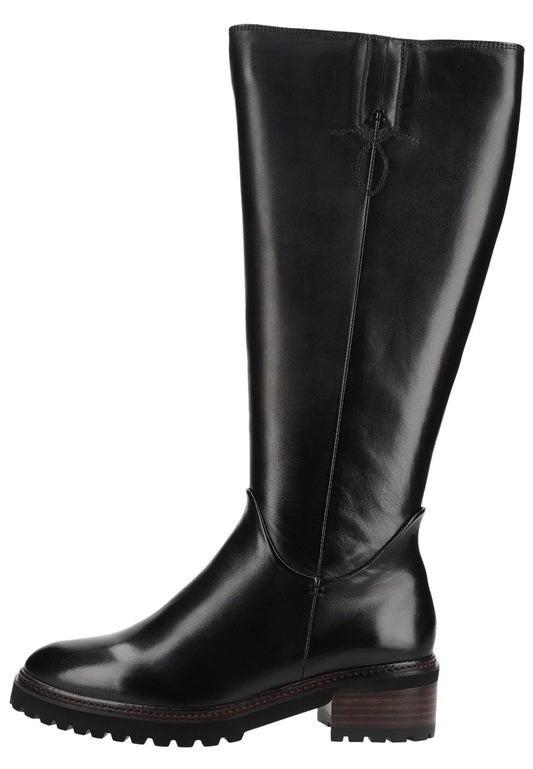 Everybody Stiefel Leder Schwarz Warmfutter