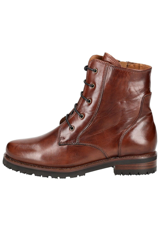 Everybody Stiefelette Glattleder Mittelbraun