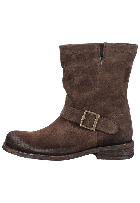 FELMINI Stiefelette Veloursleder Espresso