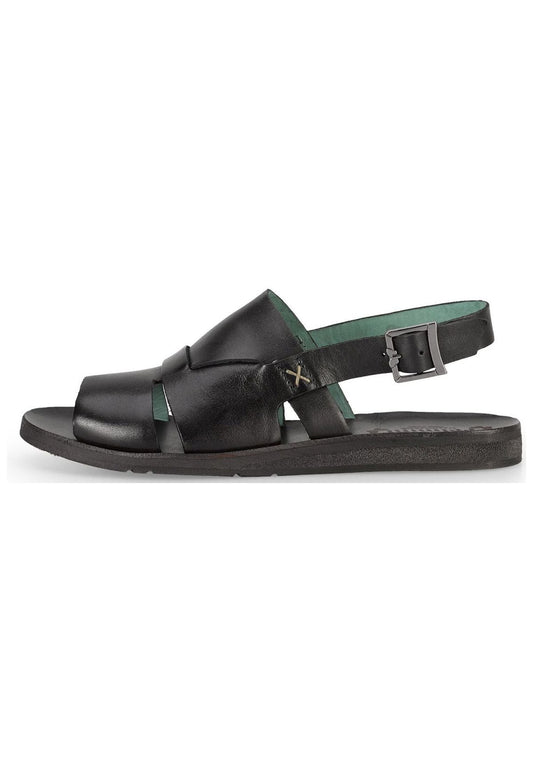 FELMINI WIDE FIT Sandalen Leder Schwarz