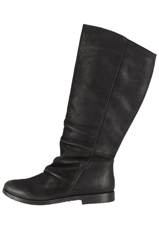 FELMINI WIDE FIT Stiefel Leder Schwarz