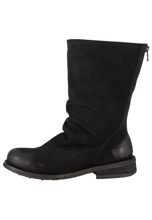FELMINI WIDE FIT Stiefel Veloursleder Schwarz