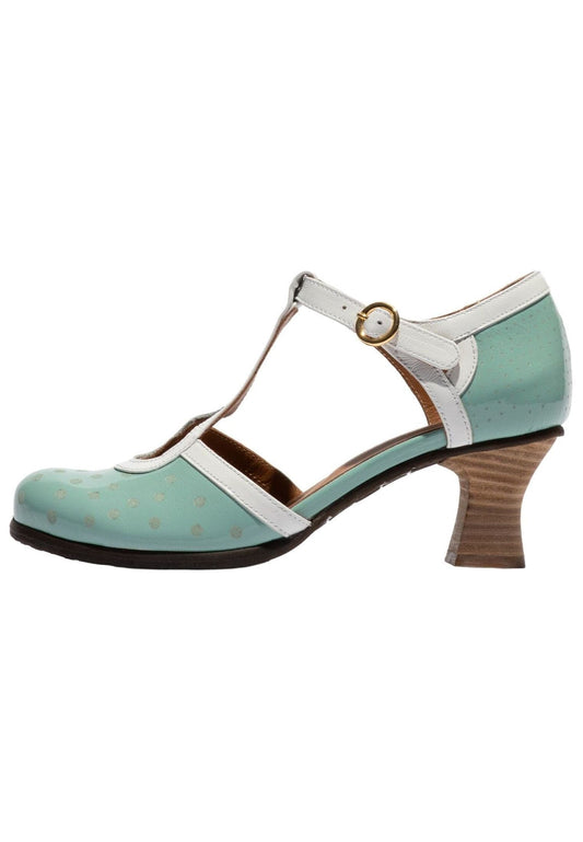FLY London Pumps Leder Mint