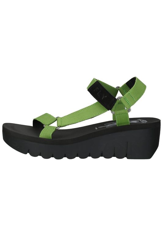 FLY London Sandalen Leder Schwarz