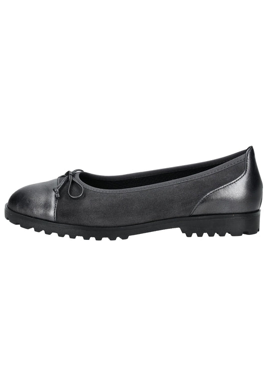 Gabor Ballerinas Leder Dunkelgrau