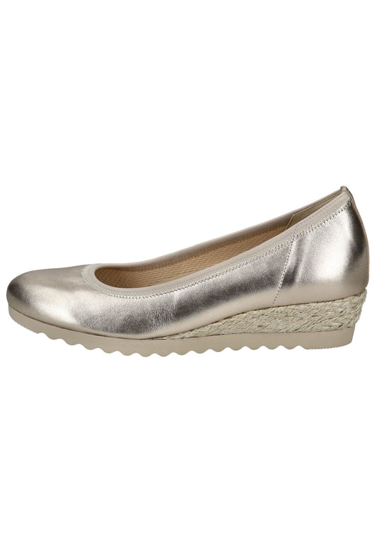 Gabor Comfort Pumps Glattleder Silber
