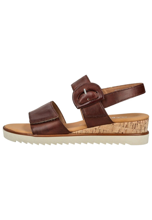 Gabor Comfort Sandalen Glattleder Camel
