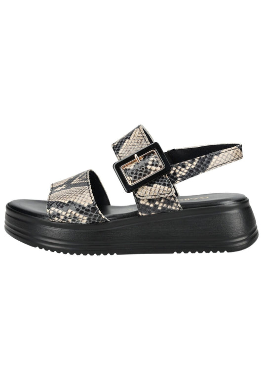 Gabor Comfort Sandalen Leder Schwarz/Weiß
