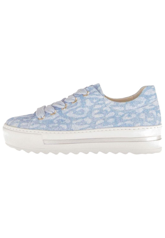 Gabor Comfort Sneaker Textil Blau